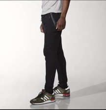 Men Adidas Sport Luxe Deadstock Fleece XL Black Sweatpants