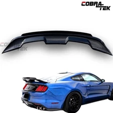 For 15-23 Ford Mustang S550 Carbon Fiber Gurney Flap Spoiler GT350 GT500 Style