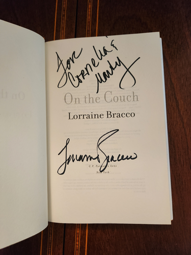 SIGNED ON THE COUCH LORRAINE BRACCO 2006 1ST PRINTING HCDJ SOPRANOS - Picture 5 of 6