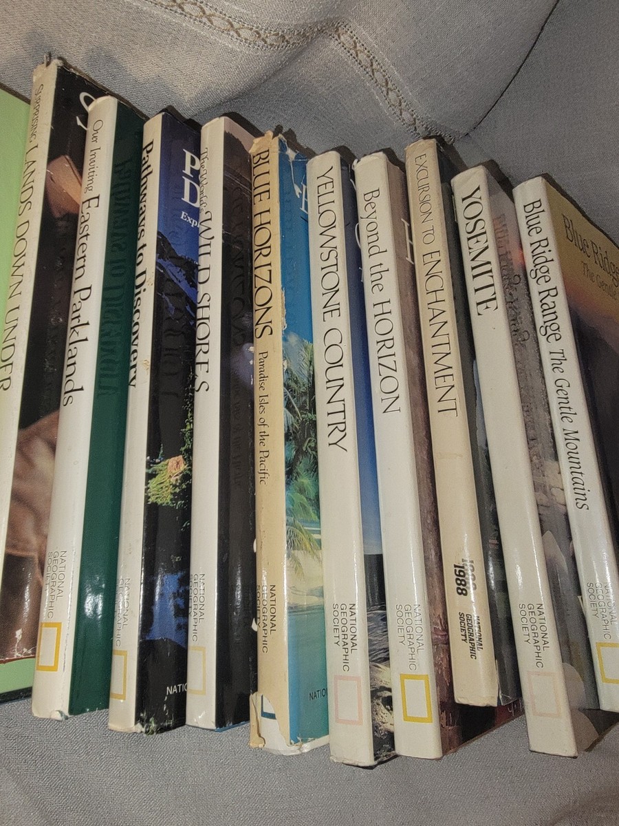 NATIONAL GEOGRAPHIC セット1980年代〜ナショジオ　洋書多読 National Geographic Society Hardback Books Lot of 21 Various