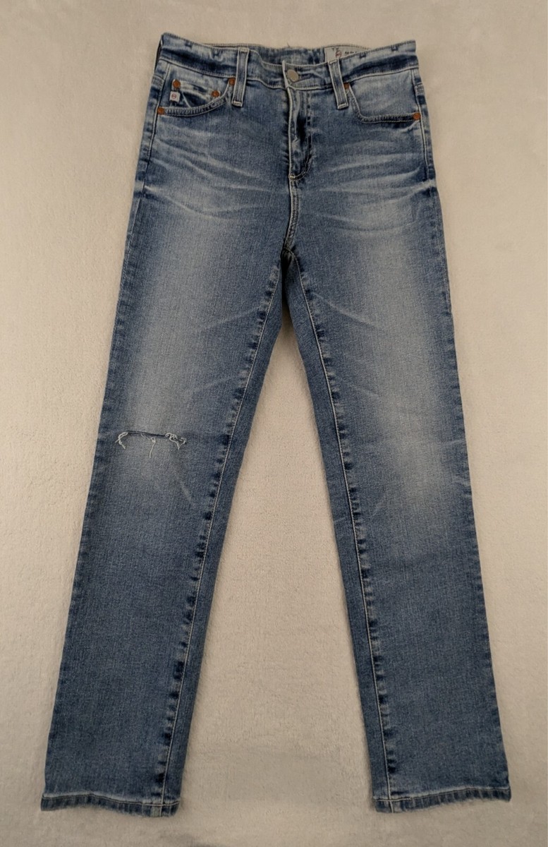 Adriano Goldschmied Size 25R Light Wash Isabelle Blue Denim Jeans 