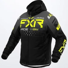 FXR RRX Insulated Snowmobile Jacket - Hi-Vis/Charcoal/Black