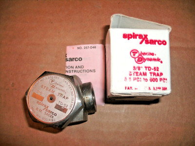 SPIRAX SARCO TD-52 54529 3/8'' STEAM TRAP TD52 - 2 AVAILABLE