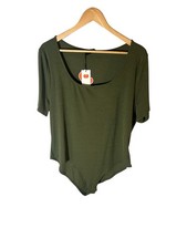New Cider Bodysuit - Size 3XL Ribbed Green