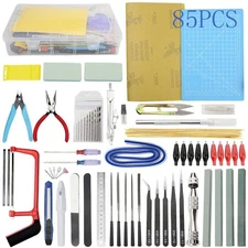85 PCS Gundam Model Tools Kit Hobby Building Tools Set for Cars, Airplanes, B...