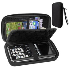 Estuche Rígido Compatible con Texas Instruments TI-84 Plus CE/TI-84 Negro