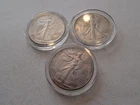 1942 Walking Liberty Half Dollars-3 "BU" Coins