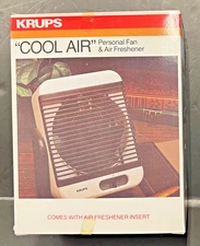 Vintage 1980s KRUPS Air-Care Personal Fan NIB, Never Opened