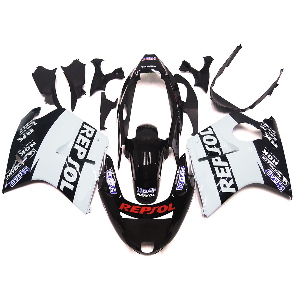 White Black ABS Fairing Kit For Honda CBR1100XX 1996 1997-2007 Plastic Bodywork