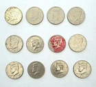 1969-1998 Kennedy 50C Half Dollar Coin. 9 out of 12 are D-Minted. Includes 1976