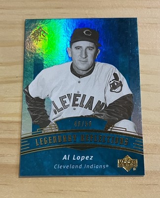 2005 Reflections Al Lopez MLB HOF Turquoise #/50 Cleveland Indians Baseball NM