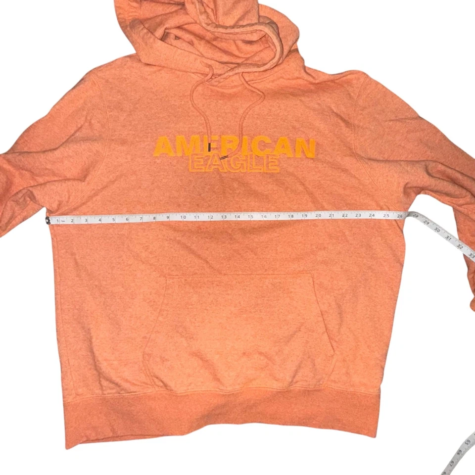 Sudadera con capucha American Eagle con logotipo naranja talla XXL Foto 3 de 4