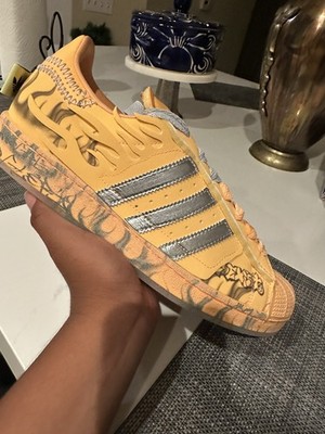 Hellstar Adidas Superstar Hazy Orange Size 10 Brand New dm before purchase
