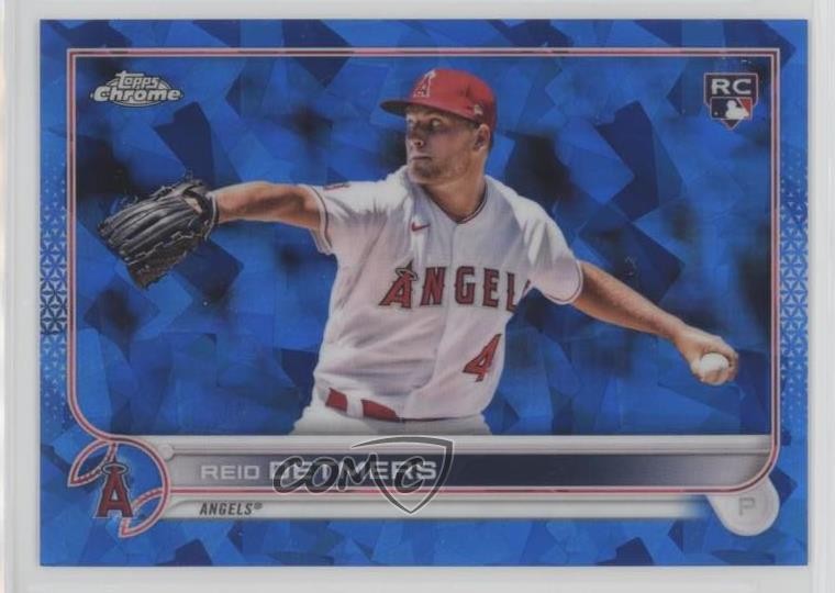 2022 Topps Chrome Sapphire Edition Reid Detmers #201 Rookie RC rw9