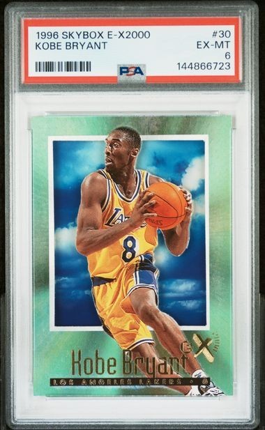 1996 Skybox Kobe Bryant E-X2000 30 PSA 6