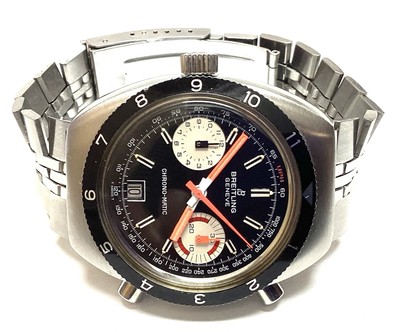Breitling Chrono-matic Ref 2112 Automatic Mens Watch Vintage Chronograph