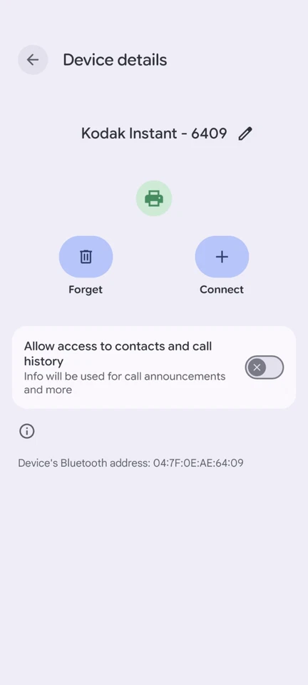 Kodak Instant Dock Printer (PARTS or REPAIR) paper tray power cord - Image 2 of 4