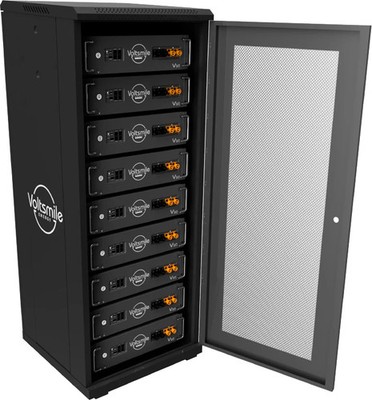 Voltsmile V-series Rack 30U | Batterieschrank | 9 Steckplätze