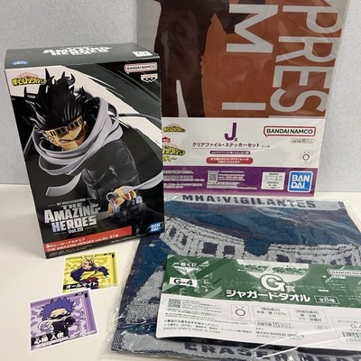 My Hero Academia Konvolut Amazing Heroes Figur, A4 Datei, Aufkleber, Handtuch Official