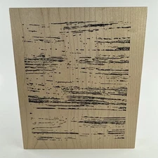Love To Stamp Wood Grain Background Wood Rubber Stamp XXL 5.5”x6.5”