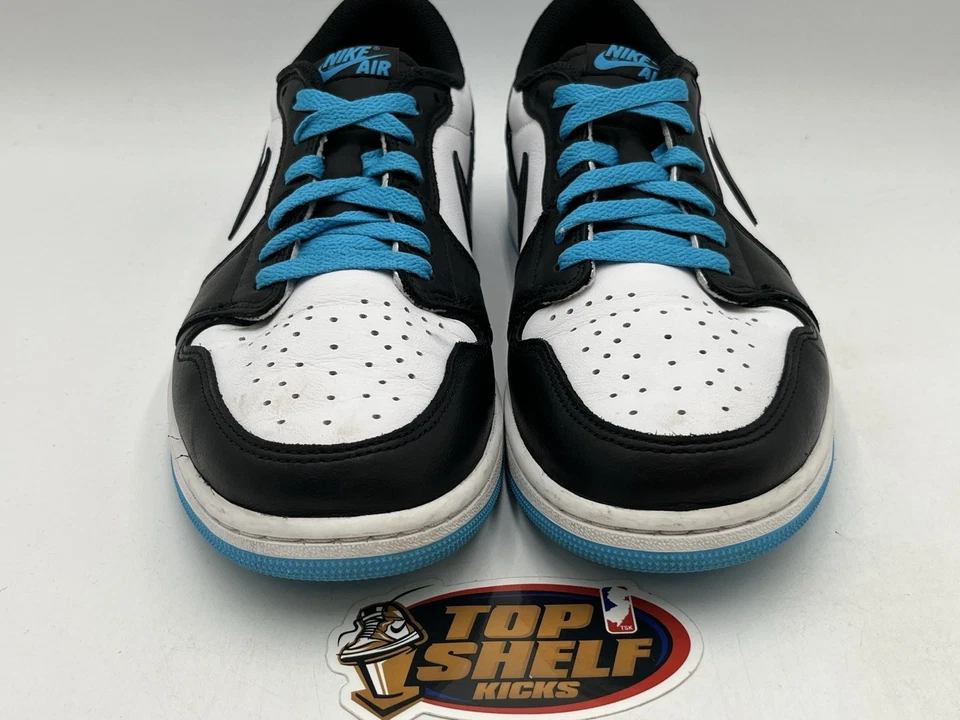 Nike Air Jordan Retro 1 Low OG Unc 2022 Talla 11 Auténtico Azul Usado Entrenador Foto 3 de 4