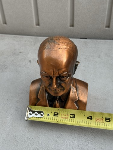Moneta Banthrico Vintage Dwight D. Eisenhower Busto / Money Bank Chicago - Foto 10 di 10