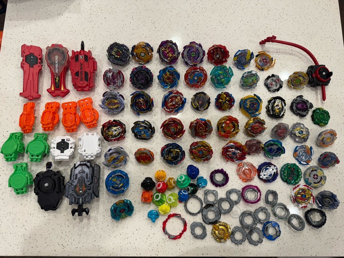 Takara Tomy Beyblade Lot Metal Burst Fight Mixed Parts Launchers
