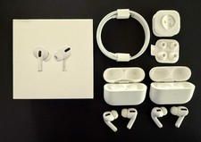 2 PAIRS Apple AirPods Pro 1st Generation W/ Retail Box, Original Cable Tips