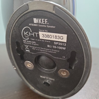 【実用】KEF HTS3001 サテライトスピーカー ペア 卵型 KHT3005 実用】KEF HTS3001 サテライトスピーカー ペア 卵型 KHT3005