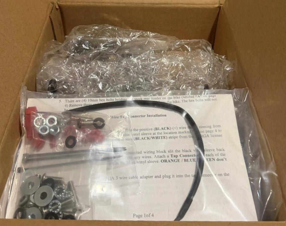 Targa - 22-175-L - Kit de cauda, preto/âmbar compatível com Honda MSX125 GROM 17-20 - Imagem 4 de 4