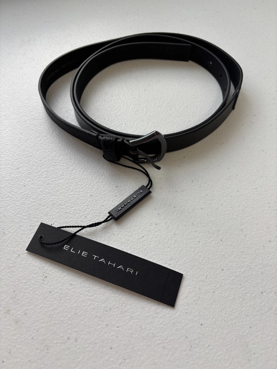 Elie Tahari Solid Skinny Belts for Women for sale | eBay display picture 1