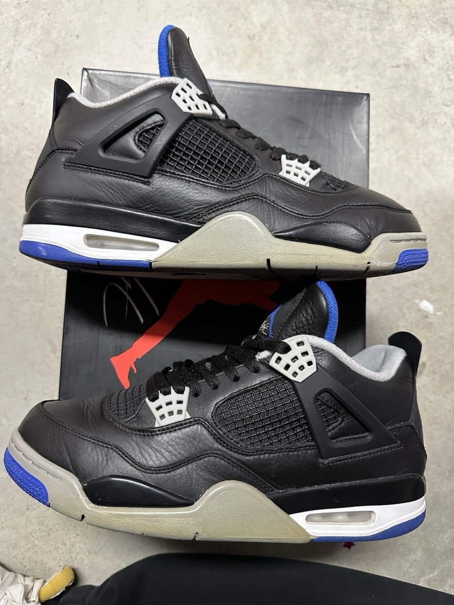 Air Jordan 4 Retro Black Motorsports Alternate 2017 Blue White