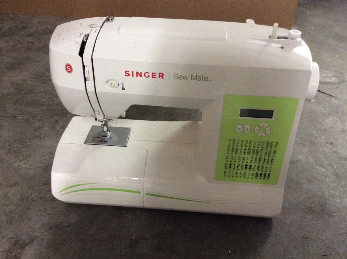 Singer SEW MATE 5400 60Stitch Sewing Machine White/Green