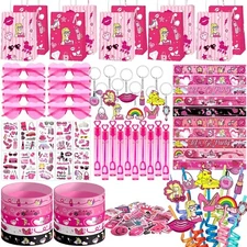 120 pcs Pink Party Favors Princess Birthday Supplies Girl Kid Toy Gift Goodie...