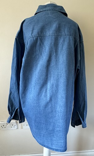 Camisa vaquera para mujer talla mediana 10-12 bordada casino - Imagen 5 de 5