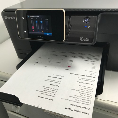 HP Photosmart B210a Wifi Inkjet Printer Touchsmart Print Scan Copy 