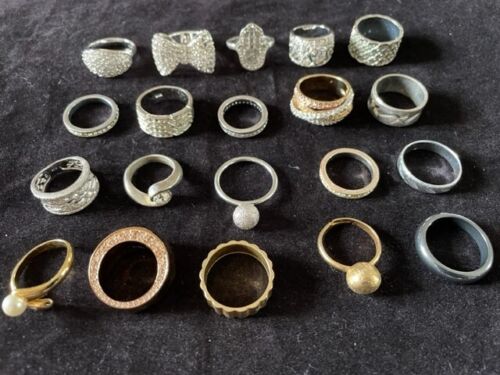 job lot rings costume jewellery 20 rings - Picture 1 of 3