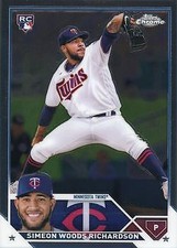 Simeon Woods Richardson 2023 Topps Chrome #173 RC Minnesota Twins
