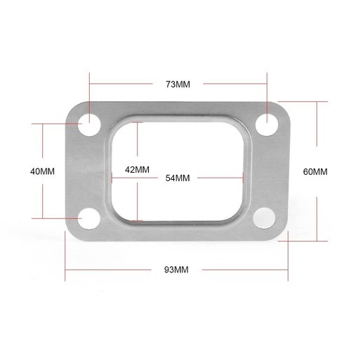 Multi Layers 3 Layer T2 T25 T28 Turbo Turbine Inlet Manifold Gasket stainless - Picture 4 of 5