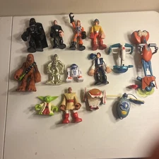 2004 Star Wars Jedi Force Figure Lot Darth Vader Skywalker Yoda Playskool Lot
