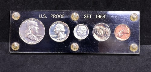 1963 Proof Set in Capital Plastic (#54355-L) - Picture 3 of 5
