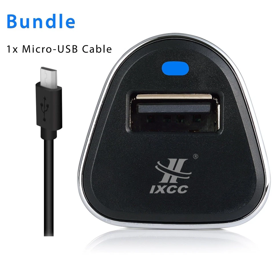 Автомобильное зарядное устройство Quick Charge 3.0, iXCC 18 Вт USB (совместимо с QC 2.0) для Galaxy S7 / - Изображение 4 из 4