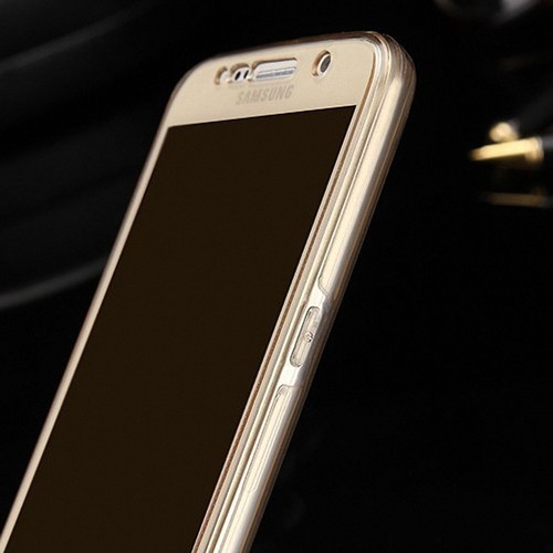 Sony Xperia M5 Full Body 360 Silikonowe etui ochronne Etui na telefon komórkowy Case Etui Złote - Zdjęcie 3 z 8