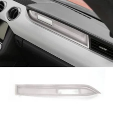 Central Console Co-Pilot Dashboard Strip For Ford Mustang 2015-2023 Bright White