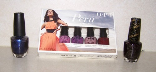 LOT OF 6 OPI (2 full sz & 4 Mini) Nail Polish Lacquer NEW & USED Variety O.P.I.