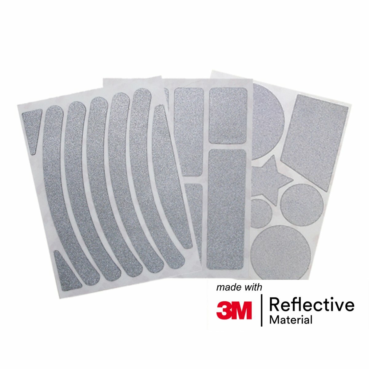Salzmann Reflective Stickers for Helmets, Prams, Bags - Made with 3M Material