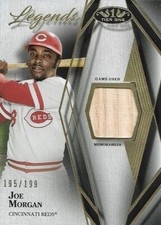 2022 Topps Tier One Legend Relics #T1LR-JM Joe Morgan 195/199
