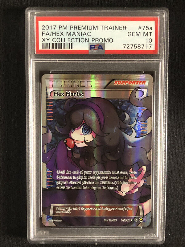 Full-Art Hex Maniac Pokemon 2017 XY Collection Promo English Full-Art Hex Maniac Pokemon 2017 XY Collection Promo English
