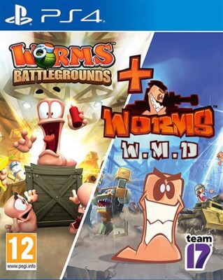 Worms Battlegrounds + Worms WMD gebraucht Playstation 4 Spiel
