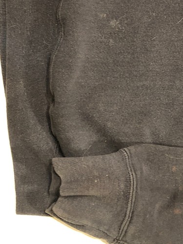 Vintage Georgetown University Macgregor Sand Strick Hoodie Herren Lg schwarz  - Bild 6 von 8